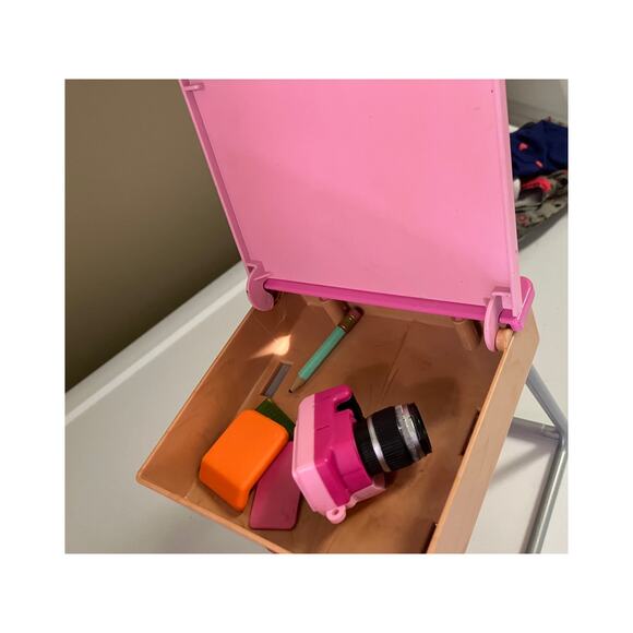 Our Generation 18” Doll with Accessories Outfits Suitcase Desk Camera Clothes - Picture 7 of 14